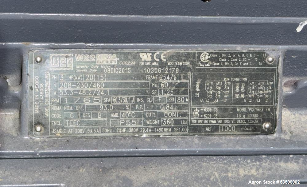 Vapor Power Natural Gas Steam Generator, Model HS2-G4776-SHK-LN