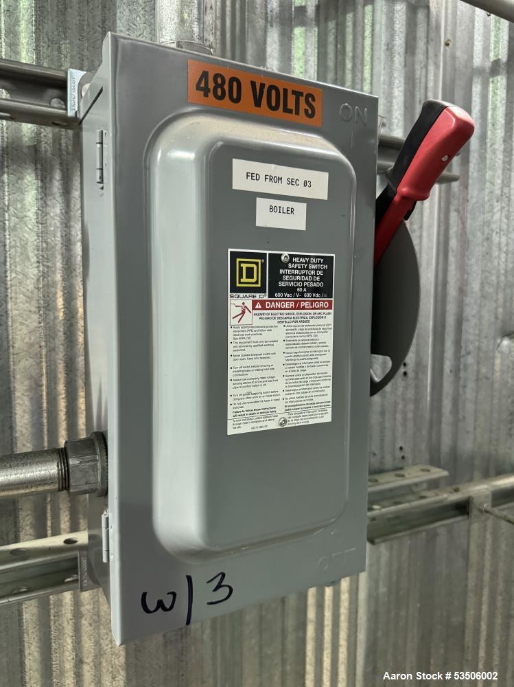 Vapor Power Natural Gas Steam Generator, Model HS2-G4776-SHK-LN