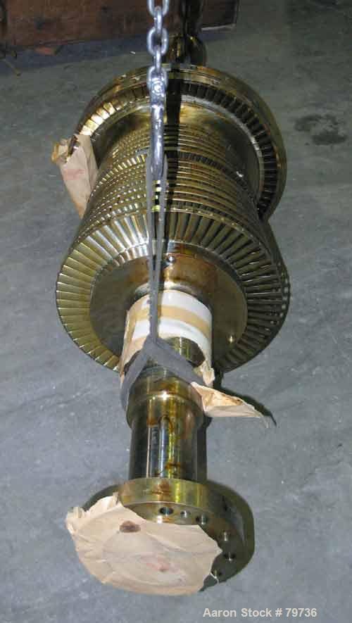 USED: Westinghouse steam turbine rotor, part #4IJ276. Spindledesigned for the following class vessels: AR-13, AR-14, AD-26.Weight 2,700 lbs. Year 1966 by Westinghouse Electric Corp/MarineDivision, Su...