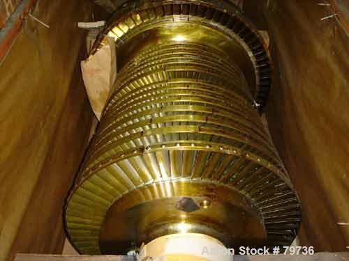USED: Westinghouse steam turbine rotor, part #4IJ276. Spindledesigned for the following class vessels: AR-13, AR-14, AD-26.W...