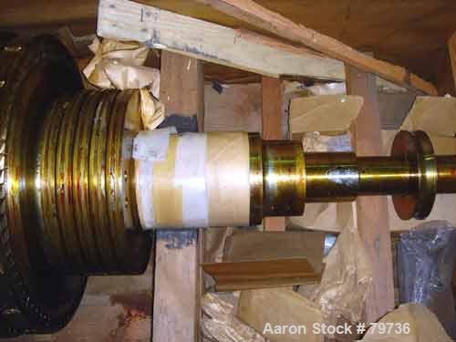 USED: Westinghouse steam turbine rotor, part #4IJ276. Spindledesigned for the following class vessels: AR-13, AR-14, AD-26.Weight 2,700 lbs. Year 1966 by Westinghouse Electric Corp/MarineDivision, Su...