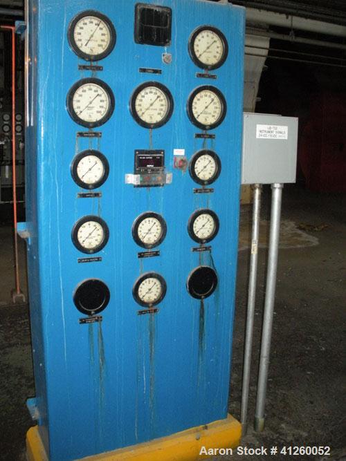 Used Westinghouse Steam Turbine Generator Set. Generator Westinghouse AC, approximately  6,000 kW /  7500 KVA, 6900 volts, 628 amps, 80 &PF, 3 phase, 60 Hz. 3600 rpm, 336 exc amps, 125 exc volts, 60S...