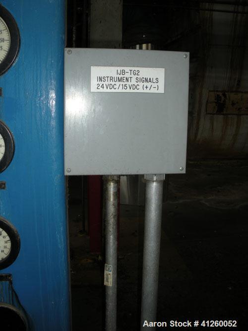Used Westinghouse Steam Turbine Generator Set. Generator Westinghouse AC, approximately  6,000 kW /  7500 KVA, 6900 volts, 628 amps, 80 &PF, 3 phase, 60 Hz. 3600 rpm, 336 exc amps, 125 exc volts, 60S...