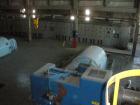 Used Westinghouse Steam Turbine Generator Set. Generator Westinghouse AC, approximately 6,000 kW, 7,500 KVA, 6900 volts, 628 amps, 80&PF, 3 phase, 60 Hz. 3600 rpm, 336 exc amps, 125 exc volts, 60S 85...