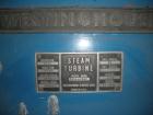 Used Westinghouse Steam Turbine Generator Set. Generator Westinghouse AC, approximately 6,000 kW, 7,500 KVA, 6900 volts, 628 amps, 80&PF, 3 phase, 60 Hz. 3600 rpm, 336 exc amps, 125 exc volts, 60S 85...