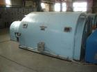 Used Westinghouse Steam Turbine Generator Set. Generator Westinghouse AC, approximately  6,000 kW /  7500 KVA, 6900 volts, 628 amps, 80 &PF, 3 phase, 60 Hz. 3600 rpm, 336 exc amps, 125 exc volts, 60S...