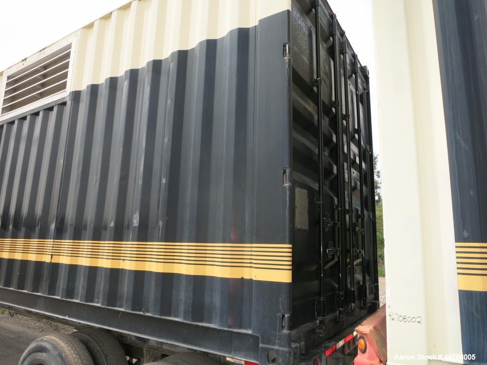 Used Kohler 40' rental grade generator sound attenuated container, tandem axle.