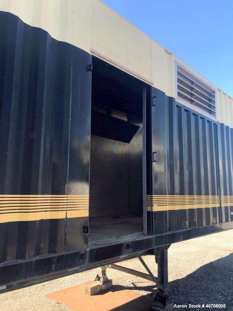 Used Kohler 40' rental grade generator sound attenuated container, tandem axle.