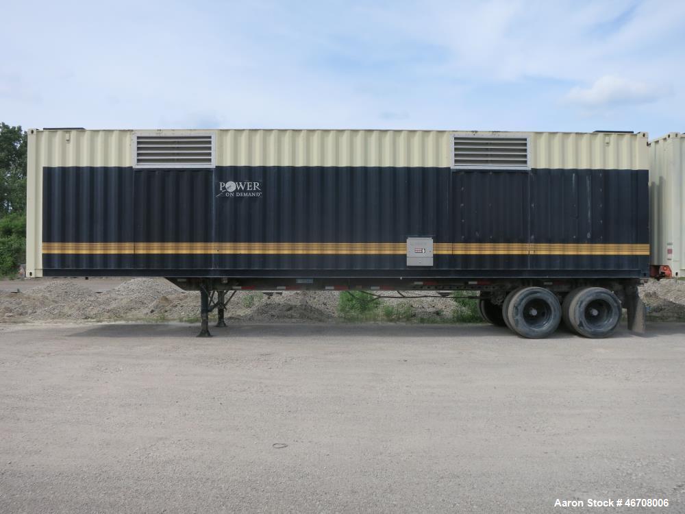 Used- Kohler 40' rental grade sound attenuated generator container. Chasis only.