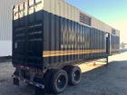 Used Kohler 40' rental grade generator sound attenuated container, tandem axle.