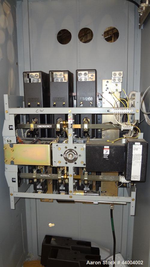 Used- ASCO Series 300 Automatic Transfer Switch. 1200 Amps, 480/277 volts, 60 hz, 3 phase. Type 1 enclosure.