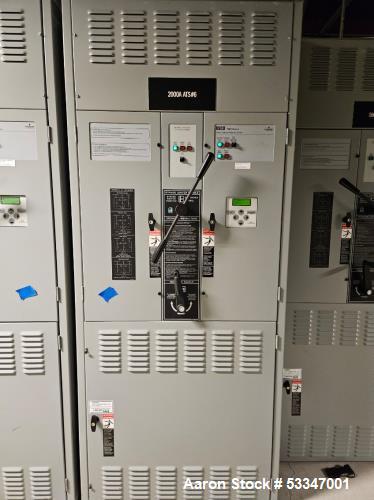 ASCO 7000 Series 2000A 480V NEMA1 ATS with Isolation Bypass