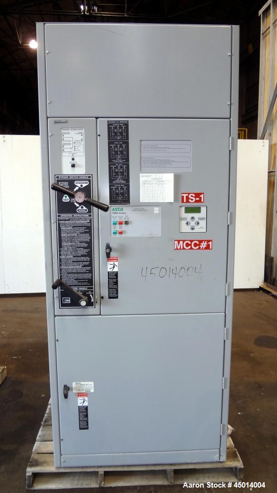 Used- Asco 7000 Series Automatic Transfer and Bypass Isolation Switch.