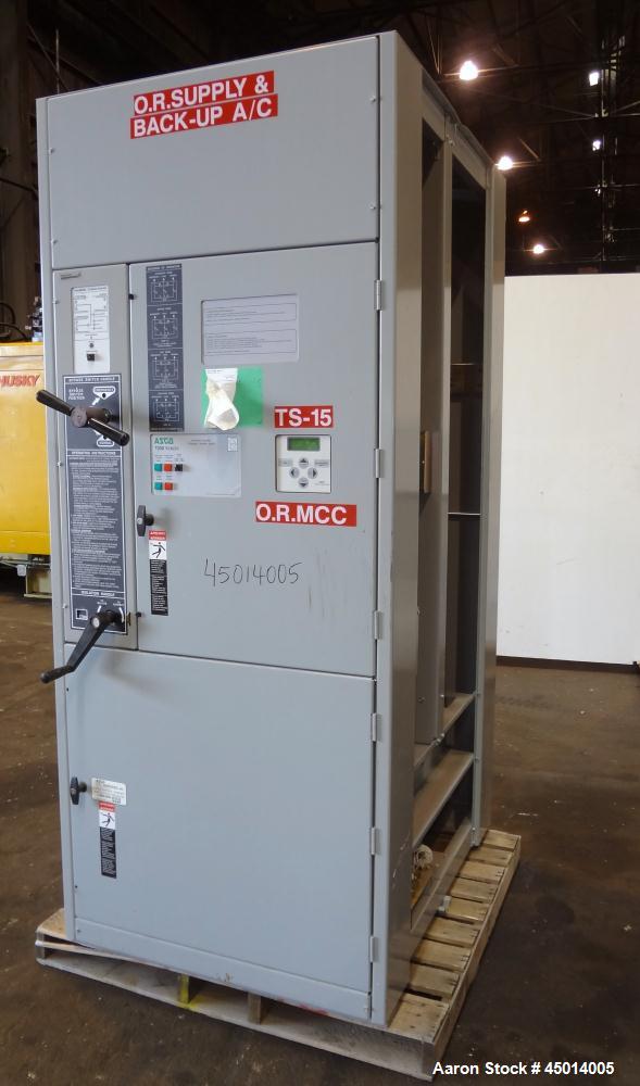 Used Asco 7000 Series Automatic Transfer and Bypass Isolation Switch
