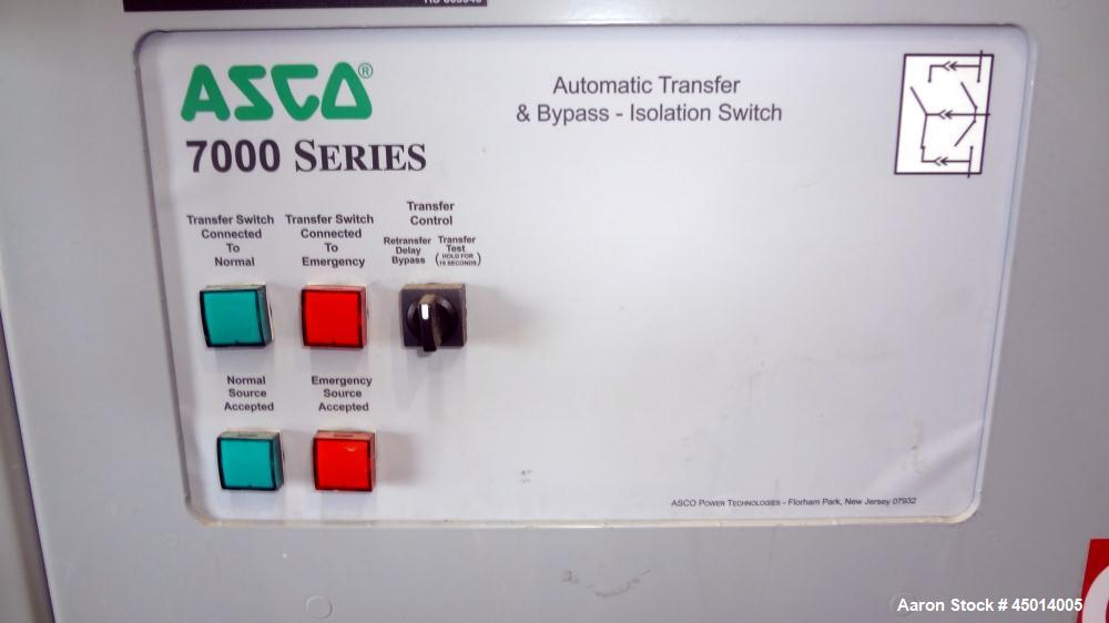 Used Asco 7000 Series Automatic Transfer and Bypass Isolation Switch