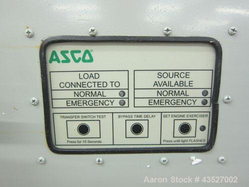 Used Asco 300 Series Automatic Transfer Switch. 260 Amps, 3/50-60hz, 208 volt. Cat# E00300030260C10C. Type 1 enclosure.