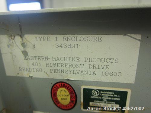 Used Asco 300 Series Automatic Transfer Switch. 260 Amps, 3/50-60hz, 208 volt. Cat# E00300030260C10C. Type 1 enclosure.