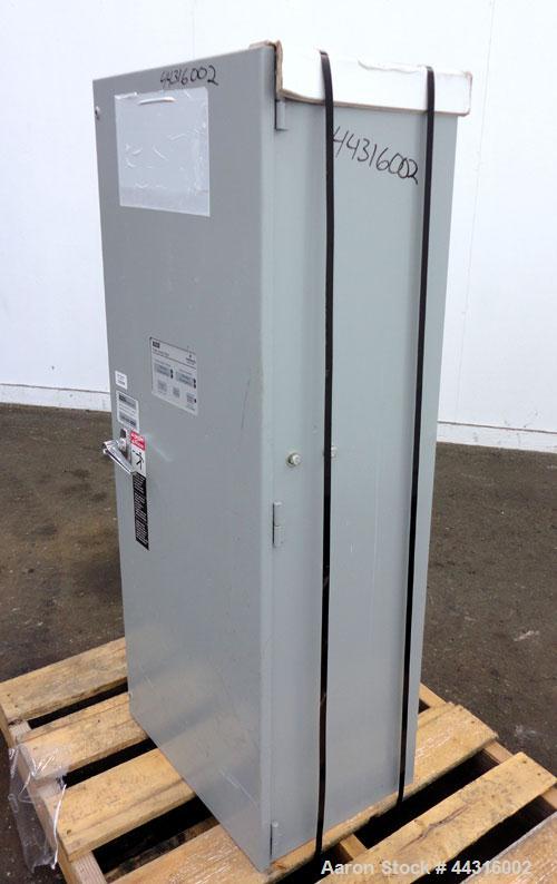 Used Asco 300 Series Power Transfer Switch, 400 Amps, 3/50-60/208 volts. Cat# E00300030400C10C, UL Listed, type 1 enclosure.