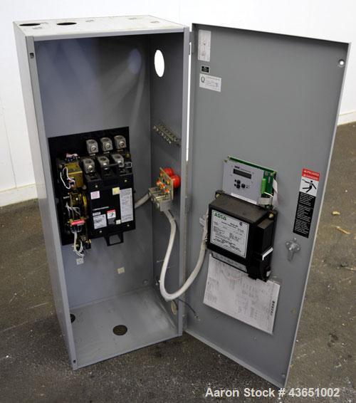 Used Asco 300 Series Automatic Transfer Switch, 400 Amps, Catalogue# E00300030400C10C. 3/60/208 volt. UL Listed type 1 enclosure. Includes a Transtector Apex series Superior Surge Suppression.