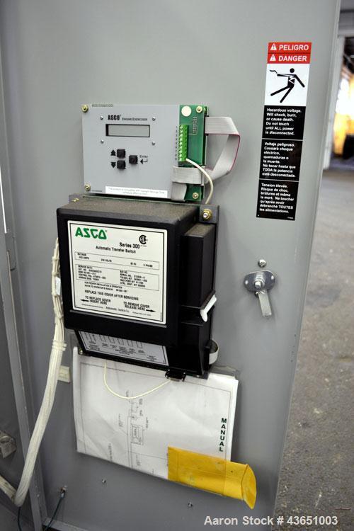 Used Asco 300 Series Automatic Transfer Switch, 400 Amps, Catalogue# E00300030400C10C. 3/60/208 volt. UL Listed type 1 enclosure. Includes a Transtector Apex series Superior Surge Suppression.