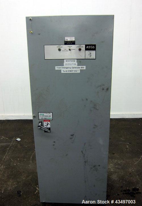 Used Asco Automatic Transfer Switch. 600 Amps, 480 volt, 60 hz.