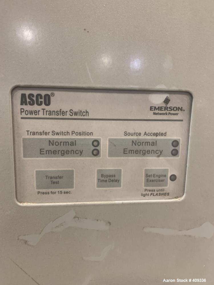 Used Asco 800 Amp Automatic Transfer Switch