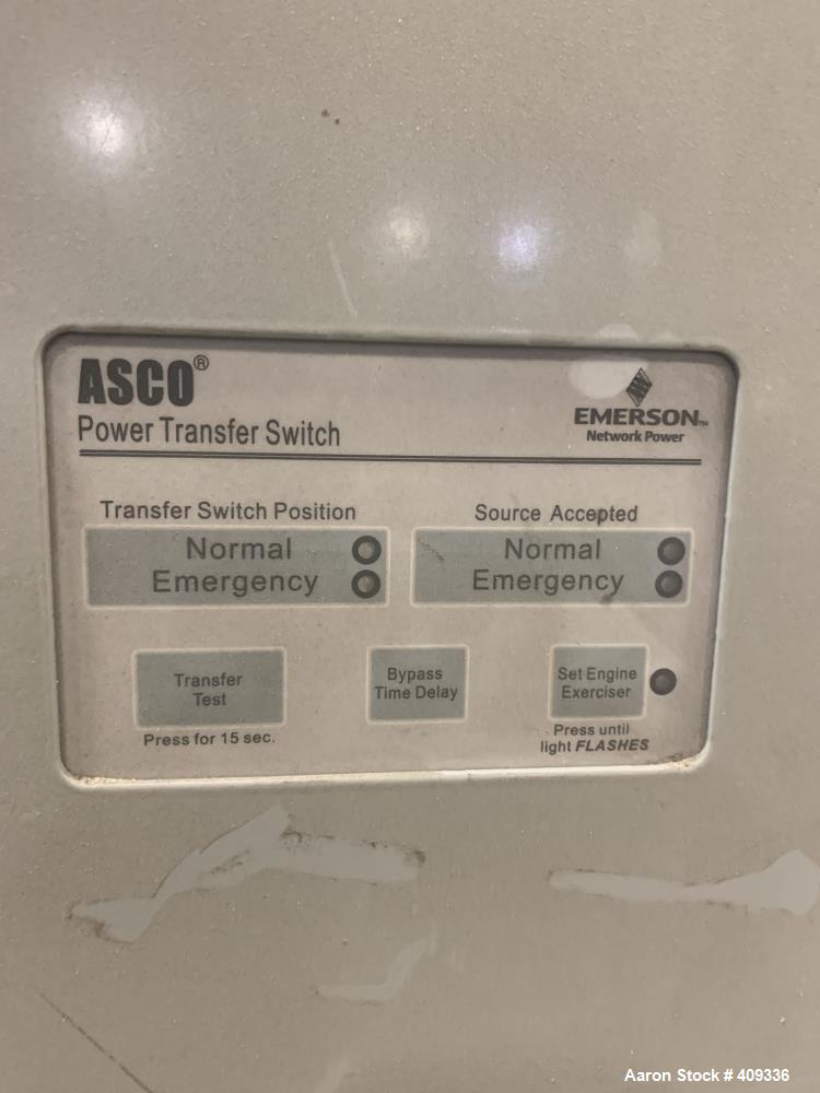 Used- Asco 800 Amp Automatic Transfer Switch