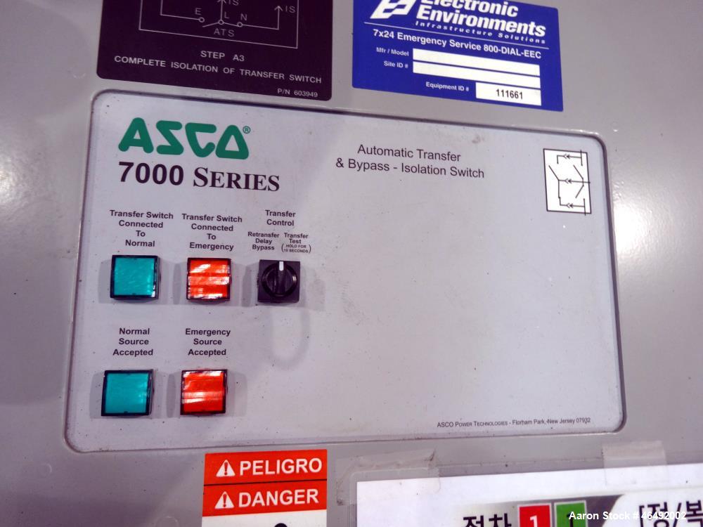 sed- Asco 7000 Series bypass isolation ATS automatic transfer switch