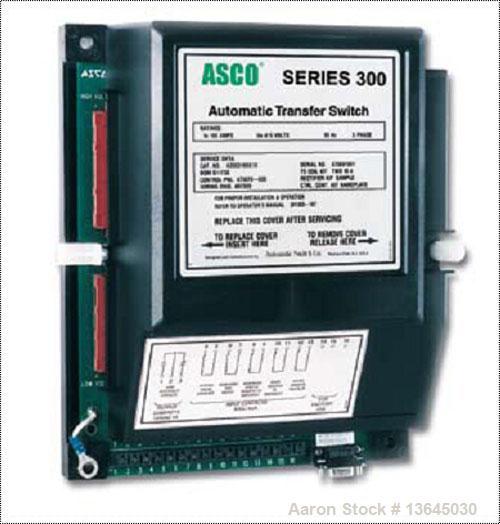 Unused-New Asco 2000 Amp ATS, series 300 power transfer switch. 3 pole, 277/480 (600 volt maximum) Nema 1 enclosure, UL 1008 approved.