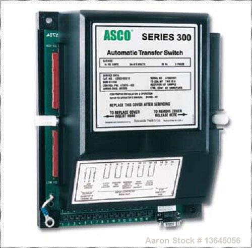New Asco 1200 Amp ATS, series 300 power transfer switch. 3 pole, 277/480 (600 volt maximum) Nema 1 enclosure, UL 1008 approved.