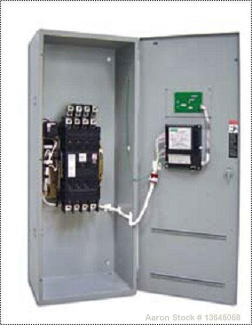 New Asco 600 Amp ATS, Series 300 power transfer switch. 3 pole, 277/480 (600 volt maximum) Nema 1 enclosure, UL 1008 approved.