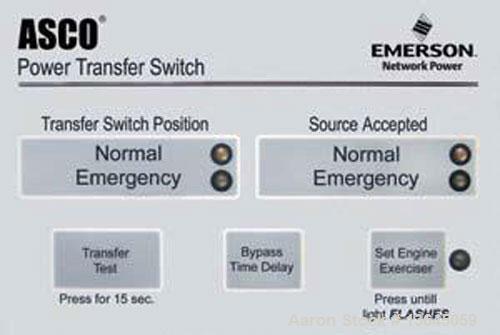 Unused-New Asco 200 amp ATS, series 300 power transfer switch, 3 pole, 277/480 (600 volt maximum) Nema 1 enclosure, UL 1008 approved.
