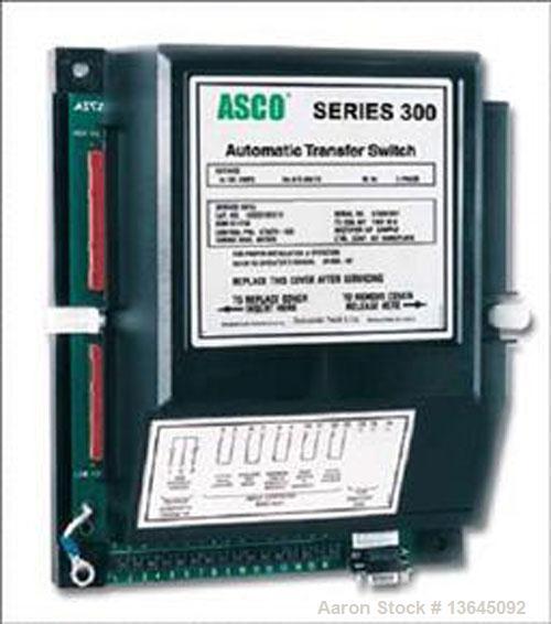 New Asco 600 Amp ATS, Automatic Transfer Switch, Series 300 Power Transfer Switch. 3 Pole, 208/240/480/600V, Nema 1 enclosur...
