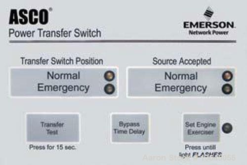 Unused-New Asco 150 amp ATS, series 300 power transfer switch, 3 pole, 277/480 (600 volt maximum) Nema 1 enclosure, UL 1008 ...