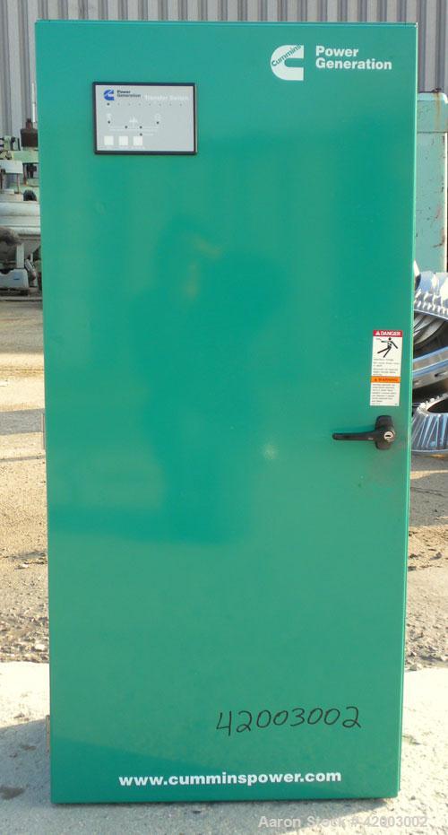 Unused- Cummins Model OTECC, 300 Amp Automatic Transfer Switch, 3/60/208V. SN-K060332235, P/N 0306-5038-03.  Mounted in a Nema 1 enclosure. Built 2006.