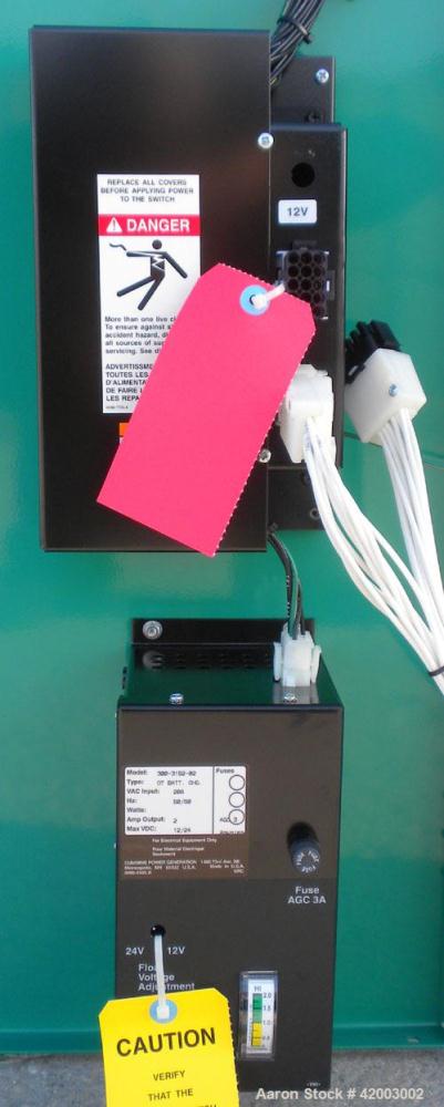 Unused- Cummins Model OTECC, 300 Amp Automatic Transfer Switch, 3/60/208V. SN-K060332235, P/N 0306-5038-03.  Mounted in a Nema 1 enclosure. Built 2006.