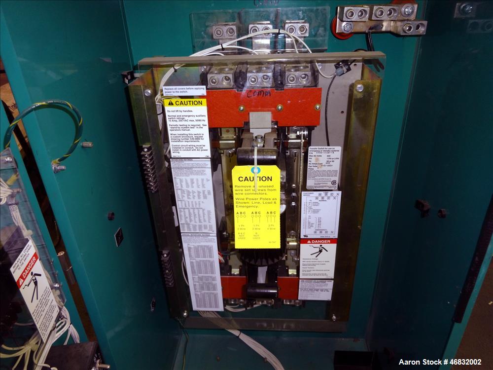 Used- Cummins Automatic Transfer switch, Model OTPCC-5754182, 600 Amp.