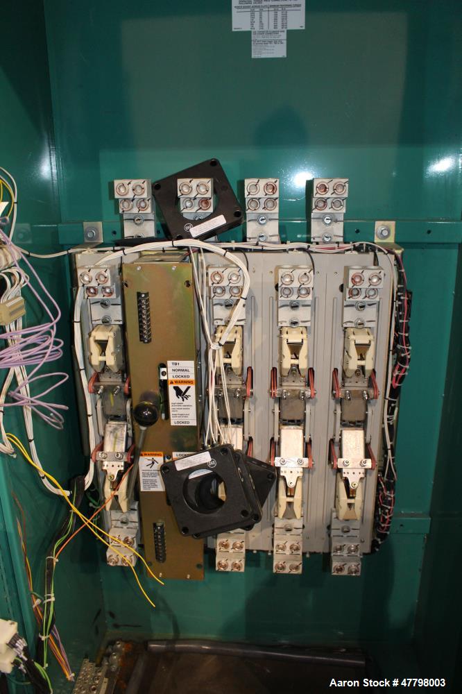 Used Cummins Power Generation 1200 Amp Transfer Switch, Model OTPCE-5935318. 480 Volt. UL Listed, type 3R Rainproof enclosure. Serial# J070117399.