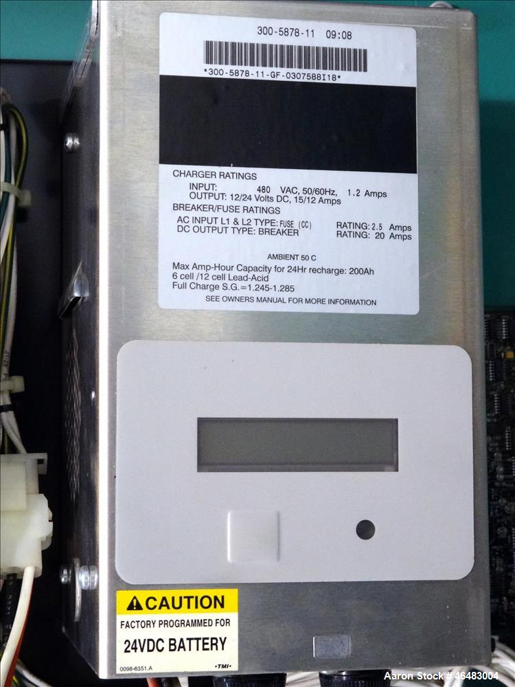 Used Cummins Power Command 600 Amp service entrance rated ATS automatic transfer switch 3/60/277/480V. Cummins model BTPCC-7251538, nema 3R outdoor enclosure. UL 1008/CSA certification. Year 2010