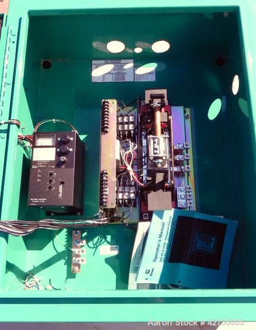 Used Cummins / Onan 125 Amp Automatic Transfer Switch, model OTA-3369905, serial #C990884265. 3/60/480V. Type 1 enclosure.
