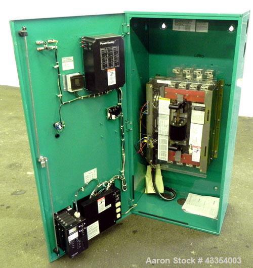 Used Cummins / Onan 600 Amp Automatic Transfer Switch, model OTA-600, serial #E980749068. 3/60/480V. Type 1 enclosure.