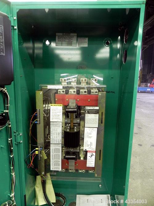 Used Cummins / Onan 600 Amp Automatic Transfer Switch, model OTA-600, serial #E980749068. 3/60/480V. Type 1 enclosure.