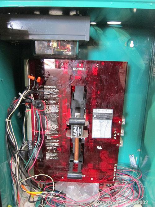 Used Cummins Automatic Transfer Switch, model OTCU 225G, serial H920481261, 225 amps, 277/480 volts, 3 phase, 60 Hz, year 1992.