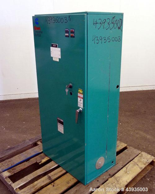 Used Cummins / Onan Transfer Switch, Model OTCU 300G.  300 Amps, 3/60/277/480 volts.  Serial #D920460109.