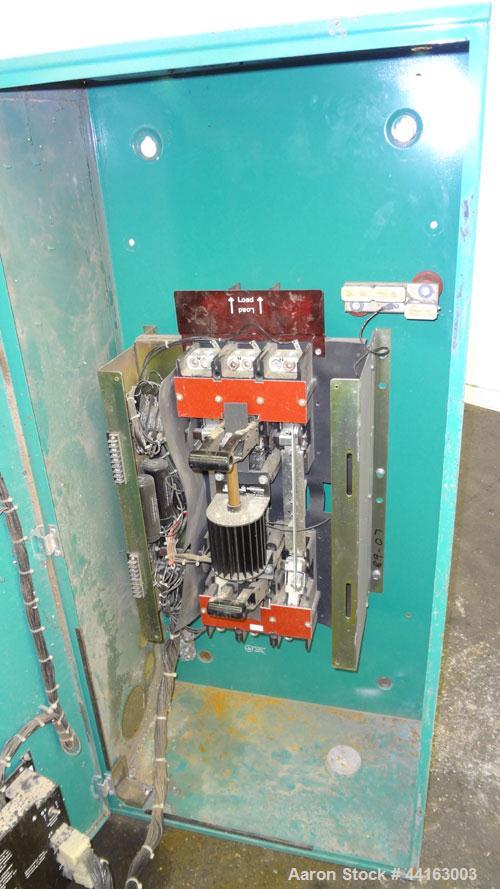 Used Cummins / Onan 400 Amp Automatic Transfer Switch, model OTCU 400G, serial #G920476842. 3/60/277/480V. Type 1 enclosure.