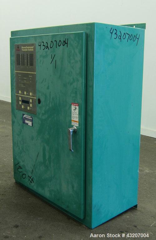 Used- Cummins / Onan Power Command Automatic Transfer Switch, 150 Amp, Model OTPCB-4487379, serial# H000141402. 4 Pole, 3/60...