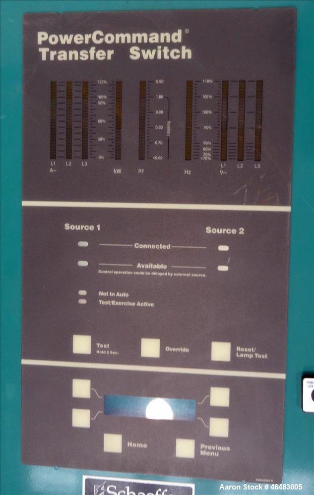 Used Cummins 600 Amp service entrance rated ATS automatic transfer switch