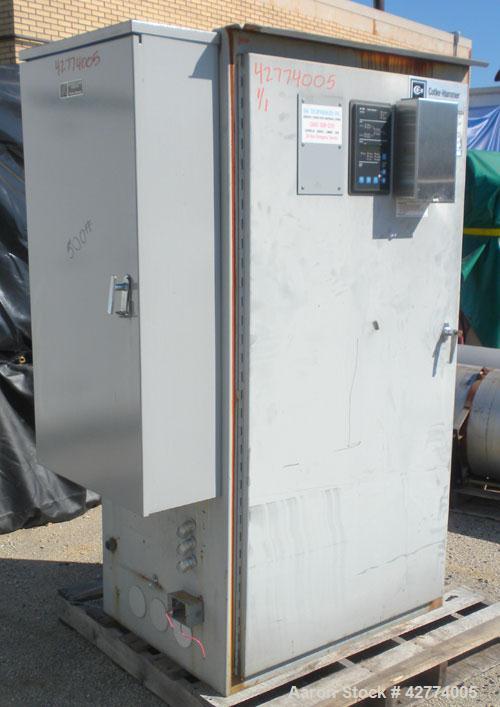 Used Cutler Hammer Automatic Transfer Switch, model ATVISPC41200BRU, 1200 amps, 4 pole, 3/60/208 volt.