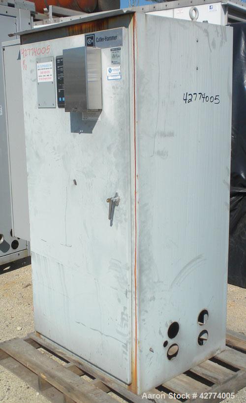 Used Cutler Hammer Automatic Transfer Switch, model ATVISPC41200BRU, 1200 amps, 4 pole, 3/60/208 volt.