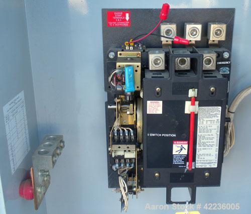 Used Spectrum / Detroit Diesel 225 Amp 3/60/480V, 3 pole, automatic transfer switch, part no S-166341-225, SN K73524.Nema 1 enclosure.